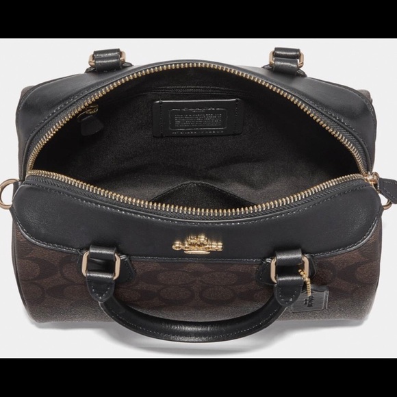 Sold COACH MINI BENNETT SATCHEL IN SIGNATURE CANVA - Picture 7 of 8